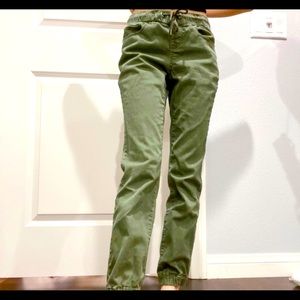 Army green pants